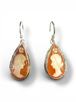 Pendientes Mandile 1922 Mujer Cammei  in Plata Conchiglia 2MORCM34